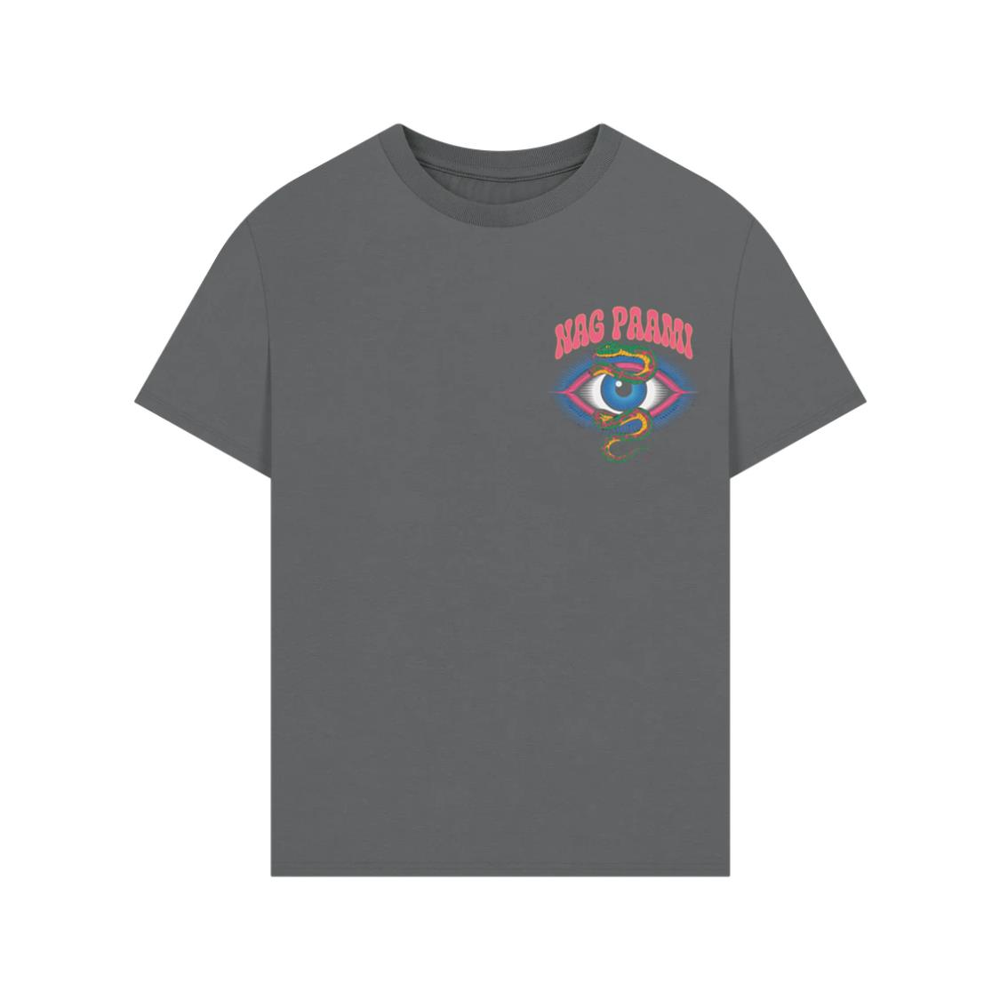 Nag Paami Eye Psychedelic Graphic Design T-Shirt - Image 3