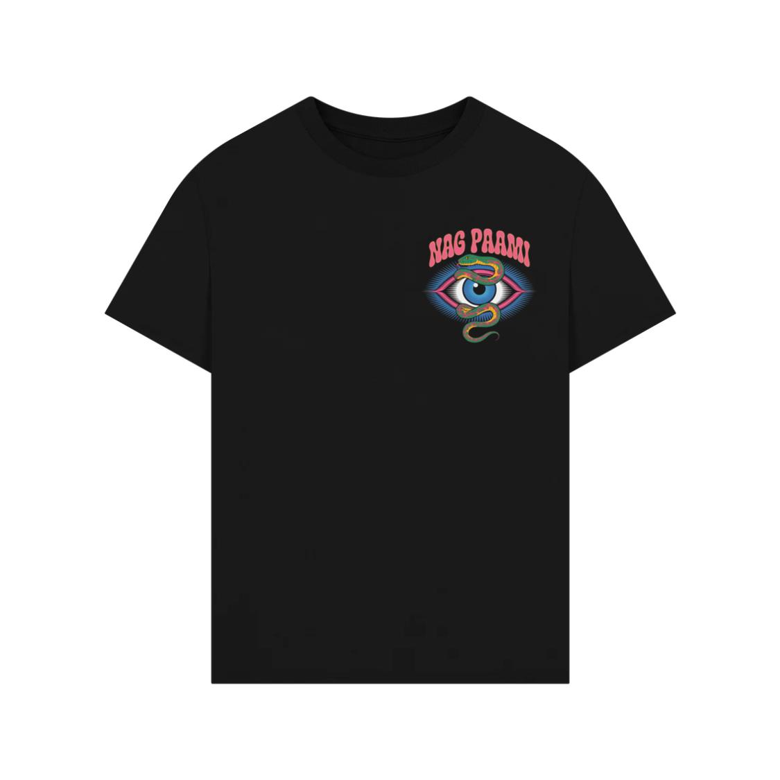 Nag Paami Eye Psychedelic Graphic Design T-Shirt